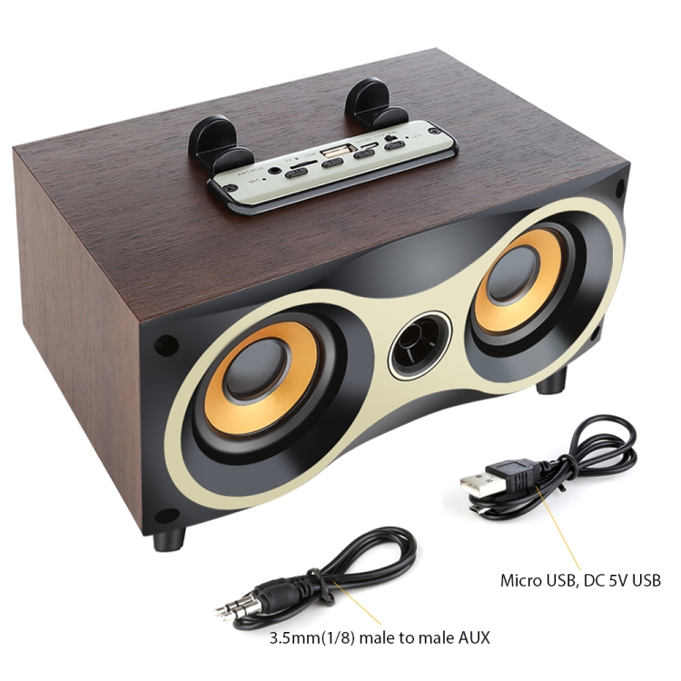 X6 Portable Wooden Wireless Speaker Subwoofer Stereo Bluetooth Speakers Radio FM Desktop X6 Portable Wooden Wireless Speaker Subwoofer Stereo Bluetooth Speakers Radio FM Desktop