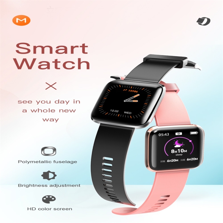 W5 Reloj inteligente con pantalla a color IPS de 1.3 pulgadas IP67 a prueba  de agua,