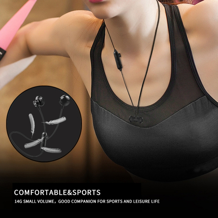 DL-33 5.0 Wireless Bluetooth Earphone Insert Card Sports Sweat-proof Earphone Bass Stereo Earbud(Black)