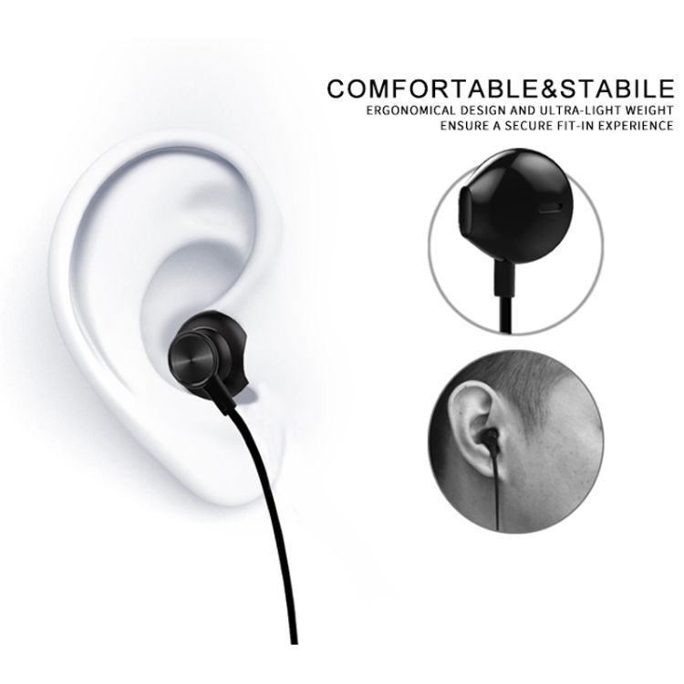 DL-33 5.0 Wireless Bluetooth Earphone Insert Card Sports Sweat-proof Earphone Bass Stereo Earbud(Black)