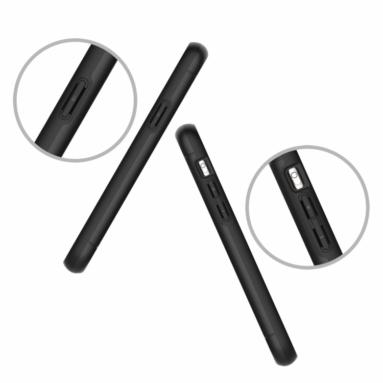 For iPhone 11 Pro Max Ultra-thin TPU+PC Brushed Texture Shockproof Protective Case , with Holder & Card Slot(Black) For iPhone 11 Pro Max Ultra-thin TPU+PC Brushed Texture Shockproof Protective Case , with Holder & Card Slot(Black)