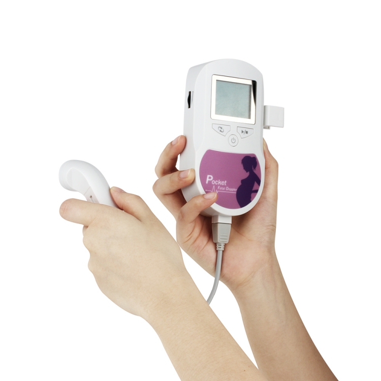 AKII Listen Angel's Heartbeat Monitor for Pregnancy Pink Fetal