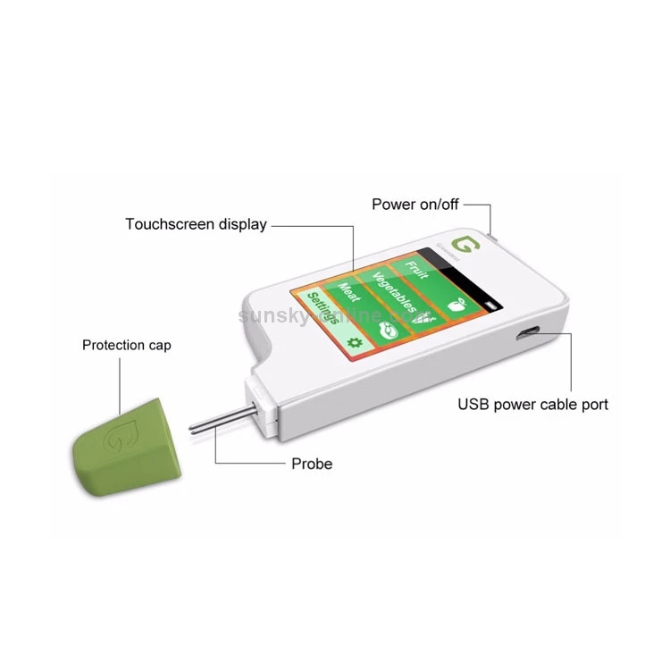 ECO6-Testeur de Nitrate Portable, Détecteur de Sécurité