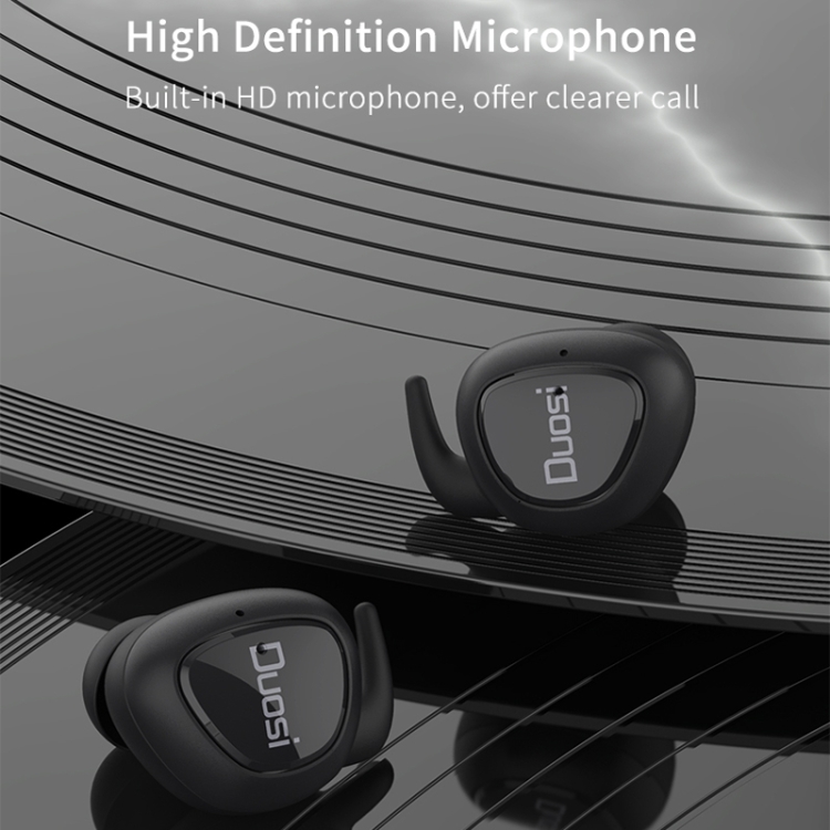 Duosi DY-18 TWS Stereo Bluetooth 5.0 Earphone with 450mAh Charging Box (Pink) Duosi DY-18 TWS Stereo Bluetooth 5.0 Earphone with 450mAh Charging Box (Pink)