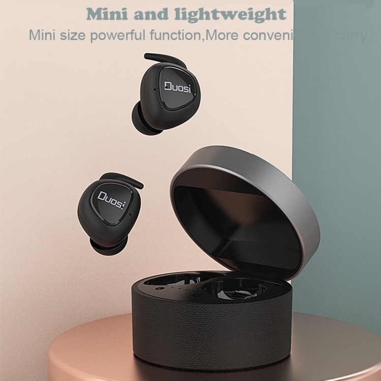 Duosi DY-18 TWS Stereo Bluetooth 5.0 Earphone with 450mAh Charging Box (Pink) Duosi DY-18 TWS Stereo Bluetooth 5.0 Earphone with 450mAh Charging Box (Pink)