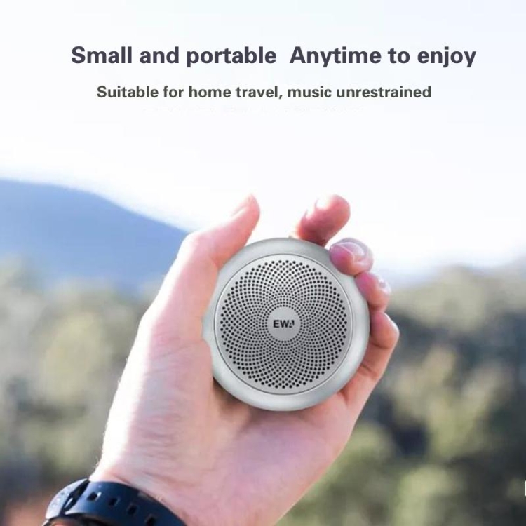 EWA A110mini High Hidelity Bluetooth Speaker Small Size High Power Bass, TWS Bluetooth Technology, Support TF(Grey) EWA A110mini High Hidelity Bluetooth Speaker Small Size High Power Bass, TWS Bluetooth Technology, Support TF(Grey)