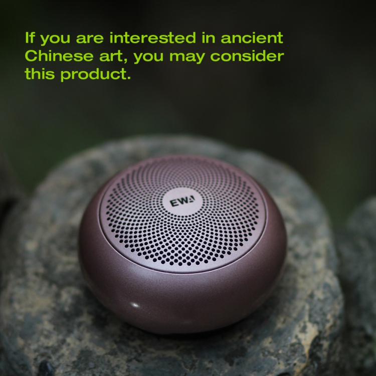 EWA A110mini High Hidelity Bluetooth Speaker Small Size High Power Bass, TWS Bluetooth Technology, Support TF(Grey) EWA A110mini High Hidelity Bluetooth Speaker Small Size High Power Bass, TWS Bluetooth Technology, Support TF(Grey)