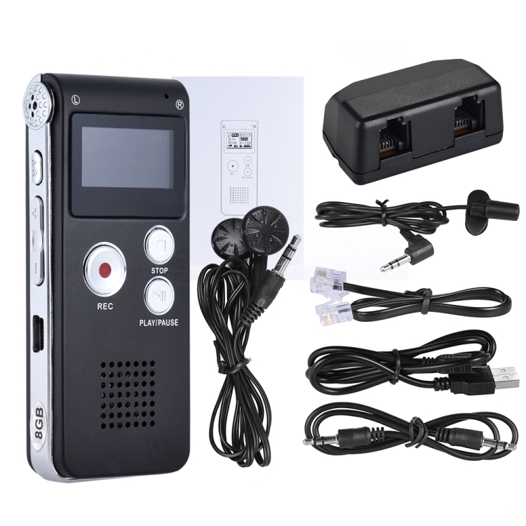 Grabadora de voz profesional USB con reproductor de MP3Voice, recargable -  32GB2pcs--2pcs Sailing Electrónica