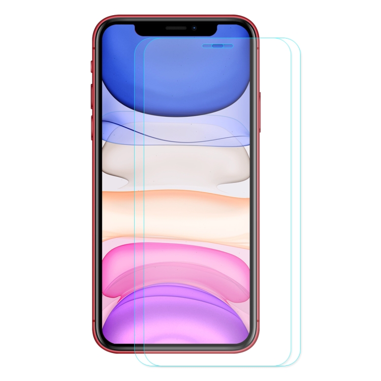 For iPhone 11 / XR / XR 2pcs ENKAY Hat-prince 0.26mm 9H 2.5D Curved Edge Tempered Glass Film For iPhone 11 / XR / XR 2pcs ENKAY Hat-prince 0.26mm 9H 2.5D Curved Edge Tempered Glass Film