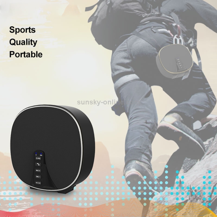 DY-52 Portable Bluetooth Speaker Wireless Loudspeaker Sound 32G Max Memory 10W Stereo Music Surround Outdoor Speaker(Black+Gold) DY-52 Portable Bluetooth Speaker Wireless Loudspeaker Sound 32G Max Memory 10W Stereo Music Surround Outdoor Speaker(Black+Gold)