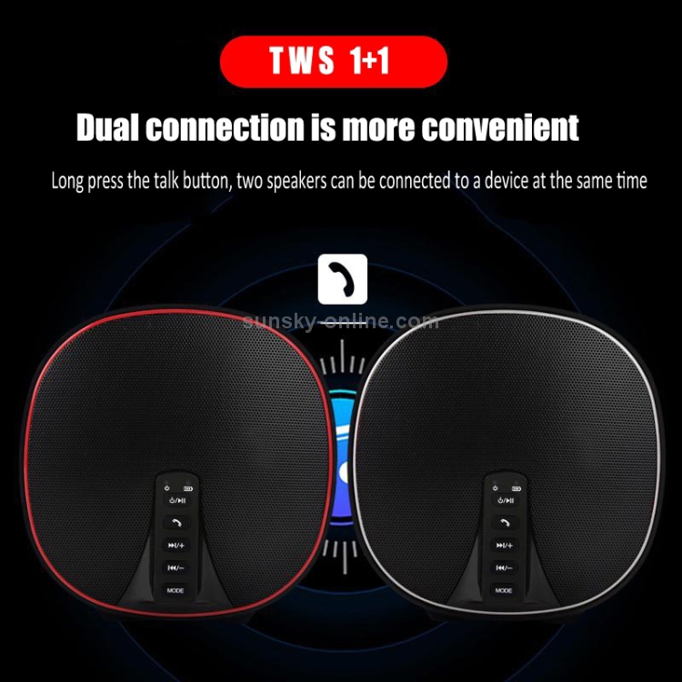 DY-52 Portable Bluetooth Speaker Wireless Loudspeaker Sound 32G Max Memory 10W Stereo Music Surround Outdoor Speaker(Black+Gold) DY-52 Portable Bluetooth Speaker Wireless Loudspeaker Sound 32G Max Memory 10W Stereo Music Surround Outdoor Speaker(Black+Gold)