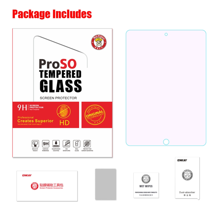 For iPad 10.2 2021 / 2020 / 2019 ENKAY Hat-Prince 0.33mm 9H Surface Hardness 2.5D Explosion-proof Anti-Blue-Ray Tempered Glass Film For iPad 10.2 2021 / 2020 / 2019 ENKAY Hat-Prince 0.33mm 9H Surface Hardness 2.5D Explosion-proof Anti-Blue-Ray Tempered Glass Film