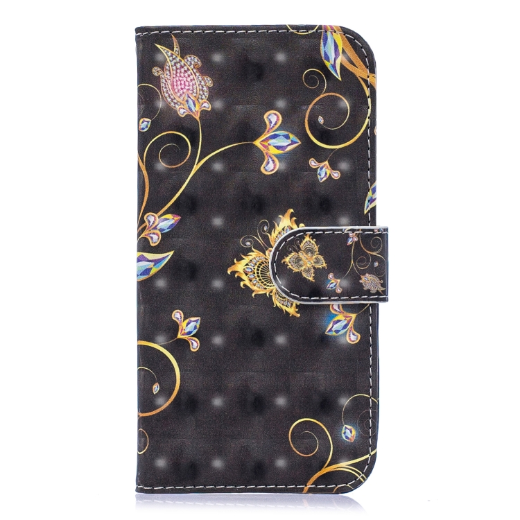 For iPhone 11 3D Painting Pattern Coloured Drawing Horizontal Flip PU Leather Case with Holder & Card Slots & Wallet(Black Butterfly) For iPhone 11 3D Painting Pattern Coloured Drawing Horizontal Flip PU Leather Case with Holder & Card Slots & Wallet(Black Butterfly)