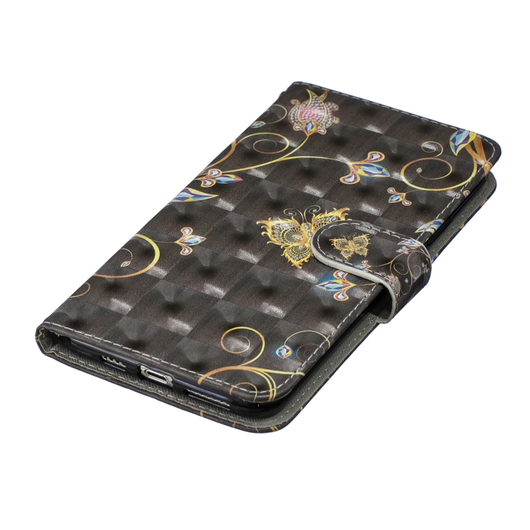 For iPhone 11 3D Painting Pattern Coloured Drawing Horizontal Flip PU Leather Case with Holder & Card Slots & Wallet(Black Butterfly) For iPhone 11 3D Painting Pattern Coloured Drawing Horizontal Flip PU Leather Case with Holder & Card Slots & Wallet(Black Butterfly)