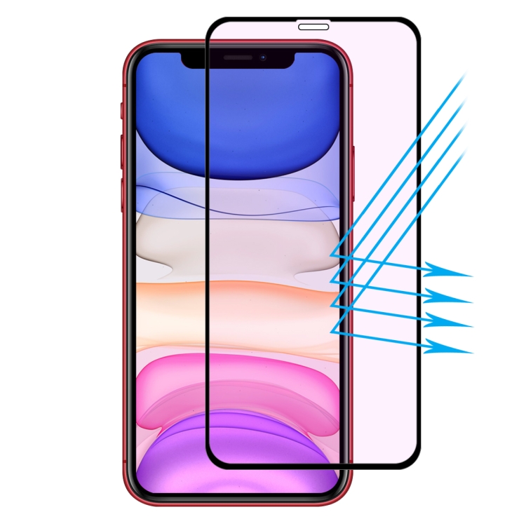 For iPhone 11 / XR / XR ENKAY Hat-prince Full Glue 0.26mm 9H 2.5D Anti-Blue-Ray Tempered Glass Full Coverage Film For iPhone 11 / XR / XR ENKAY Hat-prince Full Glue 0.26mm 9H 2.5D Anti-Blue-Ray Tempered Glass Full Coverage Film