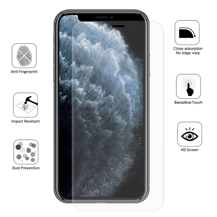 For iPhone 11 Pro Max / XS Max 2 PCS ENKAY Hat-Prince 0.1mm 3D Full Screen Protector Explosion-proof Hydrogel Film For iPhone 11 Pro Max / XS Max 2 PCS ENKAY Hat-Prince 0.1mm 3D Full Screen Protector Explosion-proof Hydrogel Film