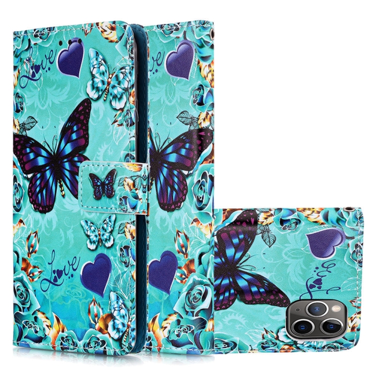 For iPhone 11 Pro 3D Visual Painting Horizontal Flip Leather Case with Holder & Card Slot & Wallet & Lanyard(Love Butterfly) For iPhone 11 Pro 3D Visual Painting Horizontal Flip Leather Case with Holder & Card Slot & Wallet & Lanyard(Love Butterfly)