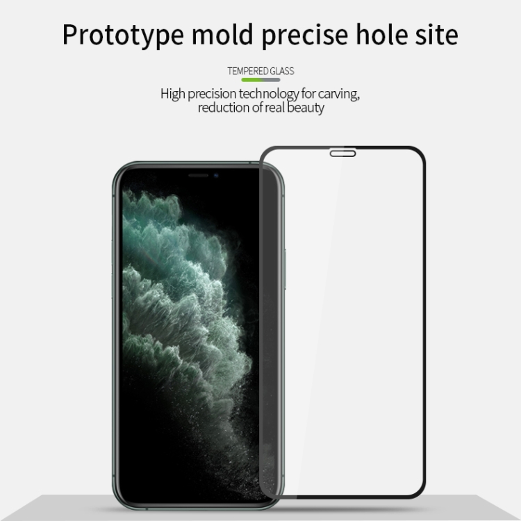 For iPhone 11 Pro Max PINWUYO 9H 2.5D Full Screen Tempered Glass Film(Black) For iPhone 11 Pro Max PINWUYO 9H 2.5D Full Screen Tempered Glass Film(Black)