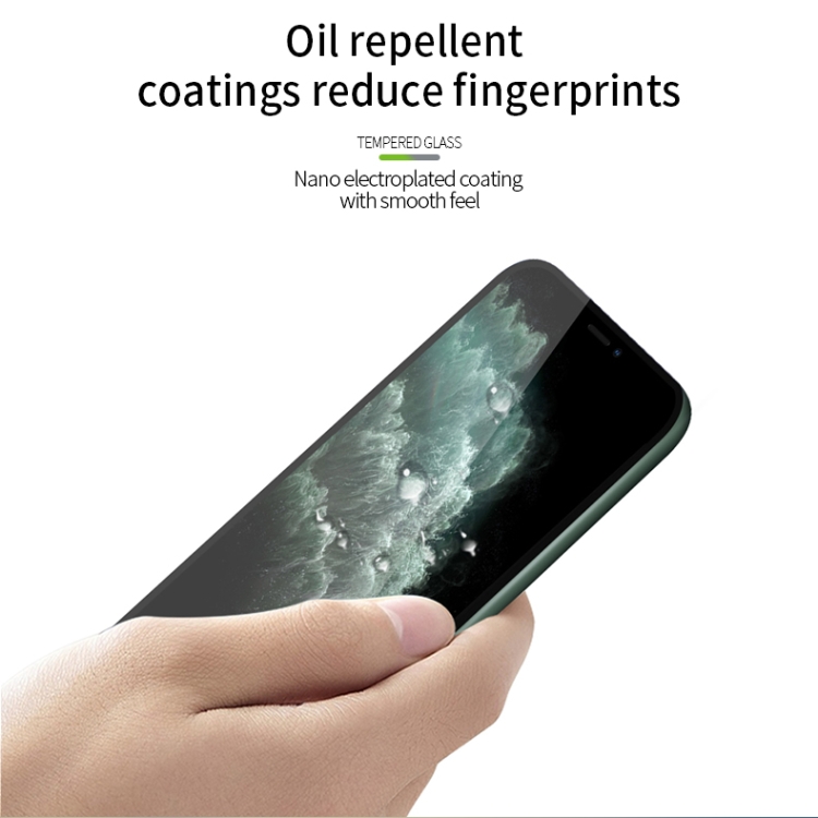 For iPhone 11 Pro Max PINWUYO 9H 2.5D Full Screen Tempered Glass Film(Black) For iPhone 11 Pro Max PINWUYO 9H 2.5D Full Screen Tempered Glass Film(Black)