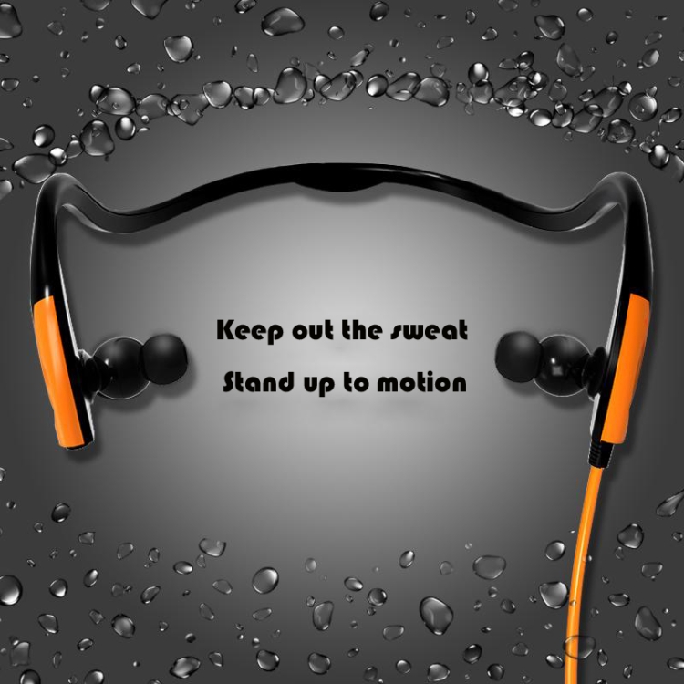 MDR-J039 Waterproof IPX7 10mm Speaker Ergonomic Wired Earhook Earphone Support Underwater Sports(Orange) MDR-J039 Waterproof IPX7 10mm Speaker Ergonomic Wired Earhook Earphone Support Underwater Sports(Orange)