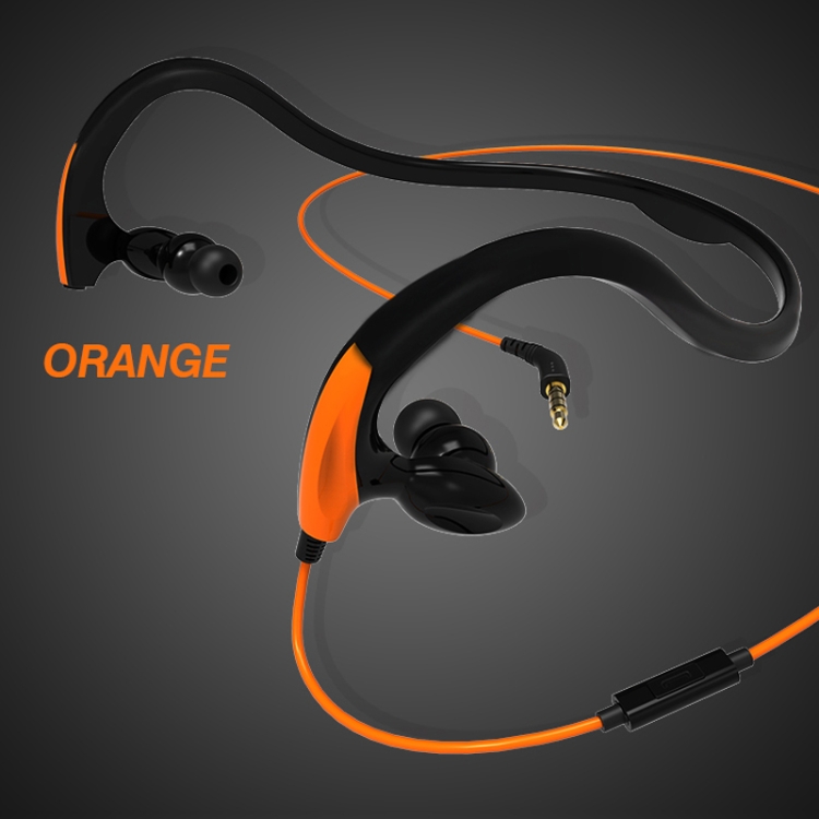 MDR-J039 Waterproof IPX7 10mm Speaker Ergonomic Wired Earhook Earphone Support Underwater Sports(Orange) MDR-J039 Waterproof IPX7 10mm Speaker Ergonomic Wired Earhook Earphone Support Underwater Sports(Orange)