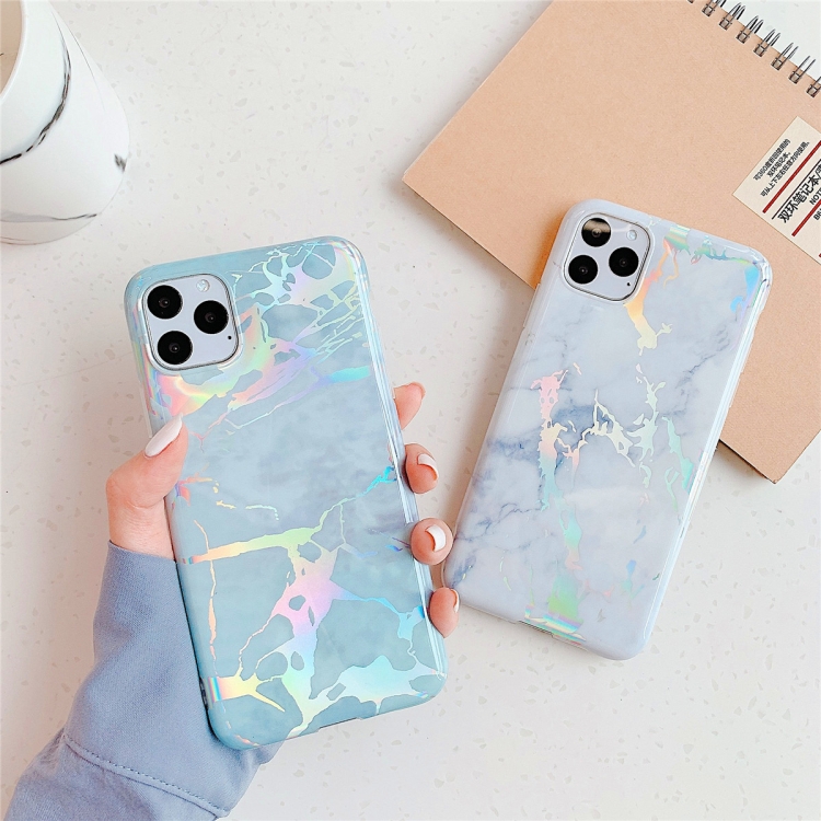 For iPhone 11 Pro TPU Glossy laser Marble IMD Colorful Mobile Phone Case(Black) For iPhone 11 Pro TPU Glossy laser Marble IMD Colorful Mobile Phone Case(Black)