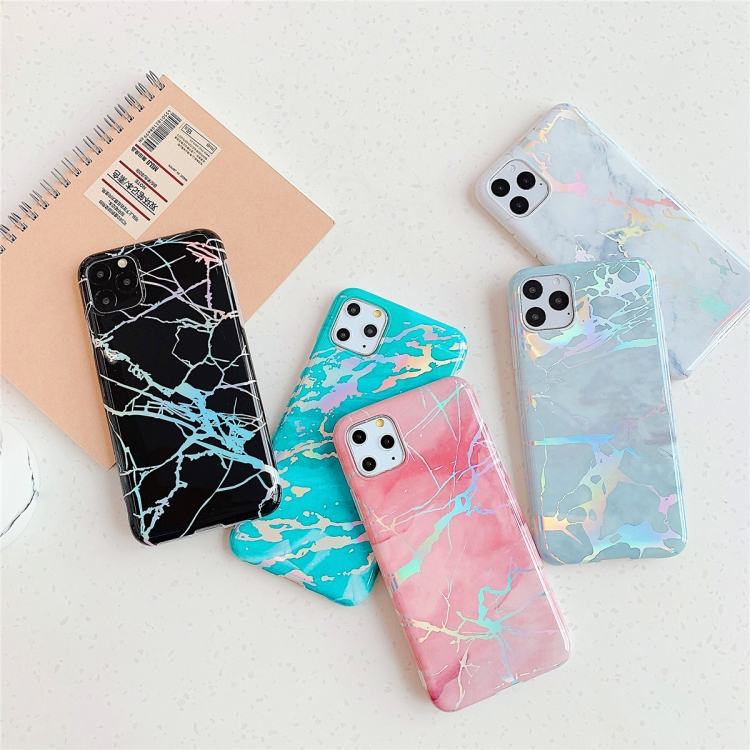 For iPhone 11 Pro TPU Glossy laser Marble IMD Colorful Mobile Phone Case(Black) For iPhone 11 Pro TPU Glossy laser Marble IMD Colorful Mobile Phone Case(Black)