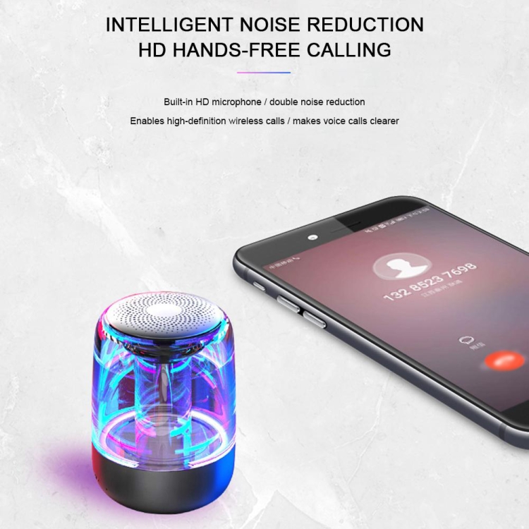 C7 Bluetooth 5.0 Speaker Transparent LED Luminous Subwoofer TWS 6D Surround HIFI Stereo Cool Audio(White) C7 Bluetooth 5.0 Speaker Transparent LED Luminous Subwoofer TWS 6D Surround HIFI Stereo Cool Audio(White)
