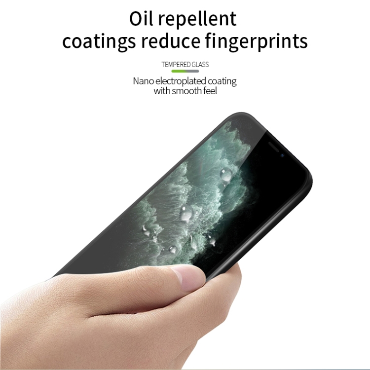 For iPhone 11 Pro Max MOFI 9H 3D Explosion-proof Curved Screen Tempered Glass Film(Black) For iPhone 11 Pro Max MOFI 9H 3D Explosion-proof Curved Screen Tempered Glass Film(Black)