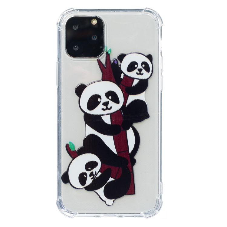 For iPhone 11 Pro Anti-Drop Pattern TPU Phone Case(Three Pandas) For iPhone 11 Pro Anti-Drop Pattern TPU Phone Case(Three Pandas)