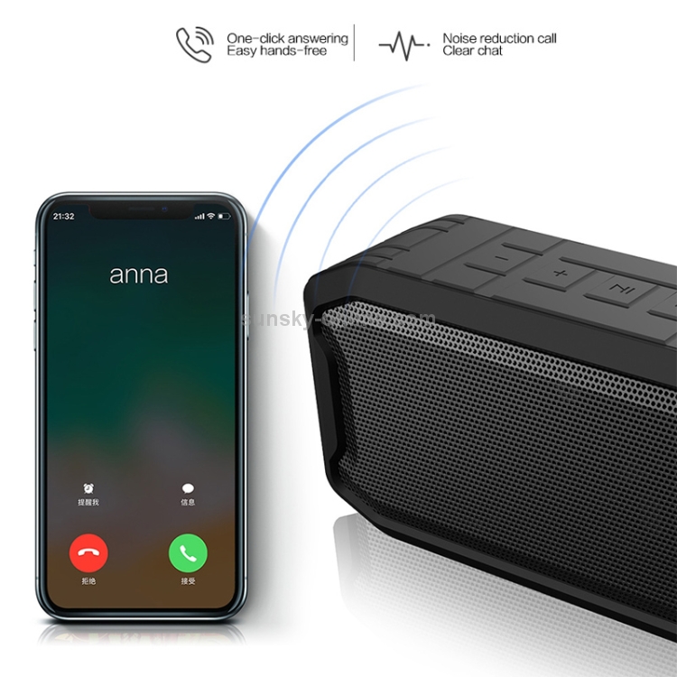 M3 Wireless Bluetooth Speakers Waterproof Portable Outdoor Loudspeaker Mini Box Speaker Support FM & TF & U Disk(Green)