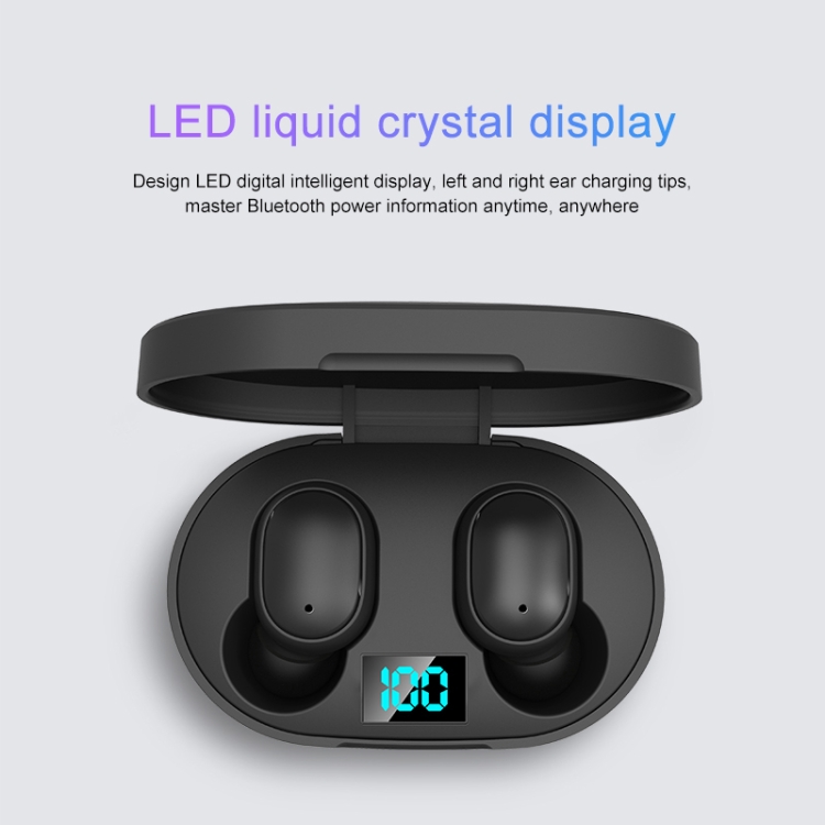 E6S LED Pantalla inalámbrica auricular TWS Bluetooth V5.0 Auriculares a prueba de audífonos bluetooth - 7