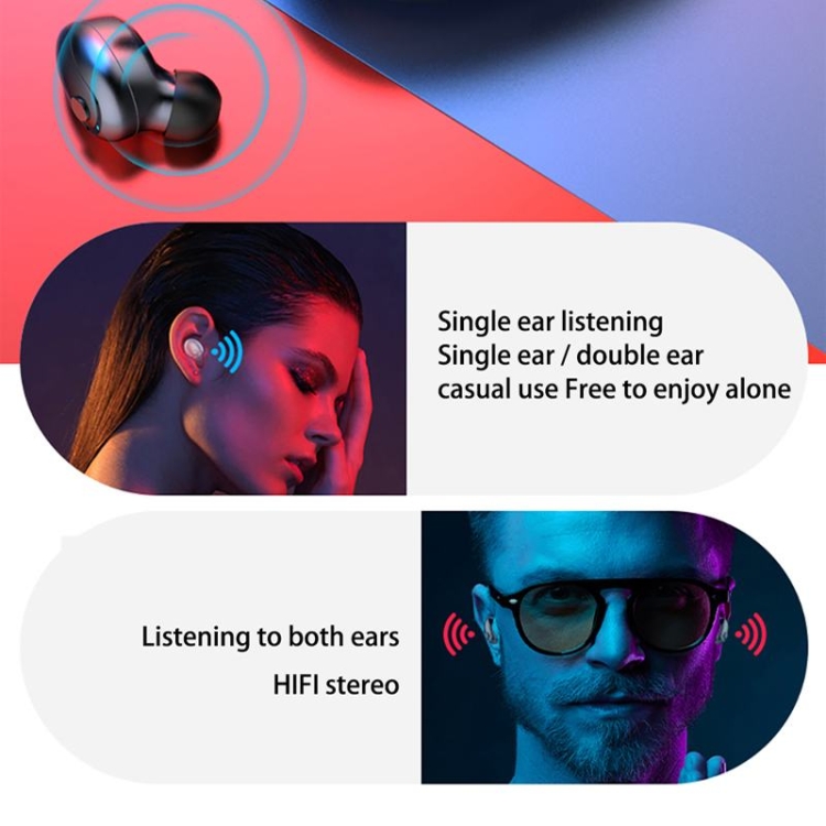 T5S TWS Bluetooth5.0 Earphone Large Capacity Power Bank Smart LED Display Binaural Wireless Hi-fi Headset(Black) T5S TWS Bluetooth5.0 Earphone Large Capacity Power Bank Smart LED Display Binaural Wireless Hi-fi Headset(Black)