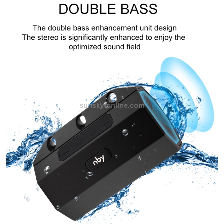 NBY 2290 Wireless Bluetooth Speaker Portable Waterproof Outdoor Loudspeaker Support TF Card & FM Radio NBY 2290 Wireless Bluetooth Speaker Portable Waterproof Outdoor Loudspeaker Support TF Card & FM Radio
