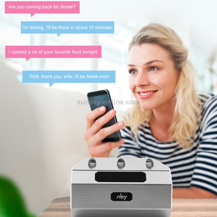 NBY 2290 Wireless Bluetooth Speaker Portable Waterproof Outdoor Loudspeaker Support TF Card & FM Radio NBY 2290 Wireless Bluetooth Speaker Portable Waterproof Outdoor Loudspeaker Support TF Card & FM Radio