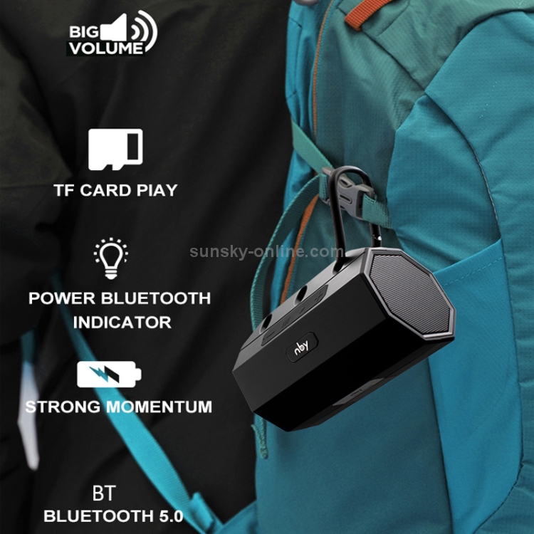 NBY 2290 Wireless Bluetooth Speaker Portable Waterproof Outdoor Loudspeaker Support TF Card & FM Radio NBY 2290 Wireless Bluetooth Speaker Portable Waterproof Outdoor Loudspeaker Support TF Card & FM Radio