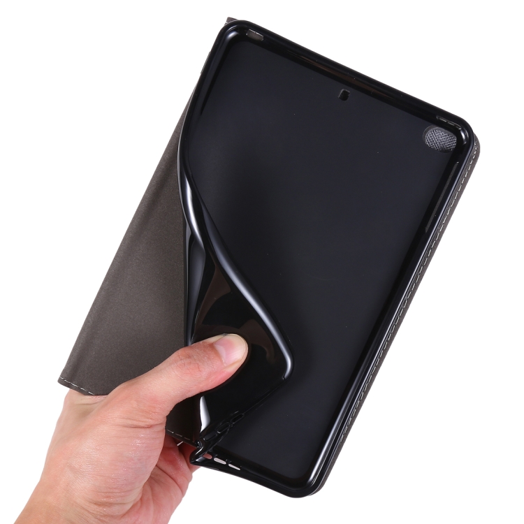 For iPad Mini 4 / 3 / 2 / 1 Cloth Teature Horizontal Flip PU Leather Case with with Holder & Card Slots(Black) For iPad Mini 4 / 3 / 2 / 1 Cloth Teature Horizontal Flip PU Leather Case with with Holder & Card Slots(Black)