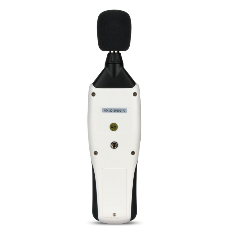 FLUS ET-958 Sonomètre numérique Testeur de bruit Mesure de lenregistreur de décibels Détecteur audio Volume Monitor 30-130dB Handheld Blanc 