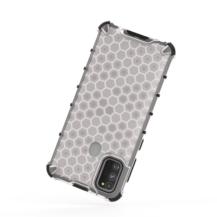 For Galaxy M30s Shockproof Honeycomb PC + TPU Case(White) For Galaxy M30s Shockproof Honeycomb PC + TPU Case(White)