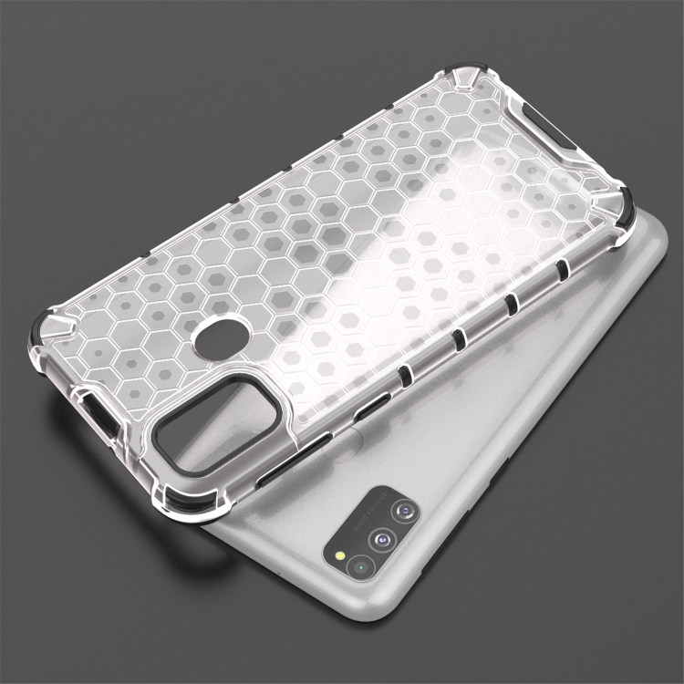 For Galaxy M30s Shockproof Honeycomb PC + TPU Case(White) For Galaxy M30s Shockproof Honeycomb PC + TPU Case(White)