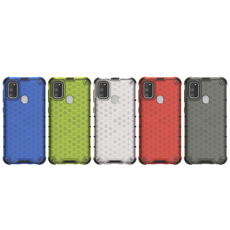 For Galaxy M30s Shockproof Honeycomb PC + TPU Case(White) For Galaxy M30s Shockproof Honeycomb PC + TPU Case(White)