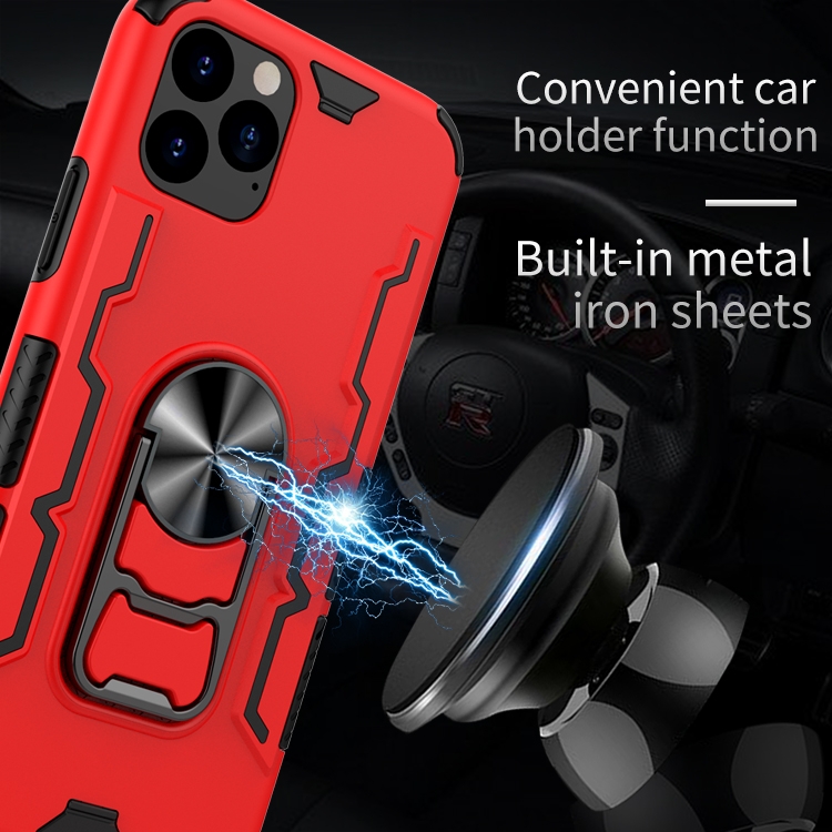 For iPhone 11 Pro Bear CaseStyle TPU + PC + Metal Rotating Support 3-in-1 Fall Proof Protective Shell(Deep Blue) For iPhone 11 Pro Bear CaseStyle TPU + PC + Metal Rotating Support 3-in-1 Fall Proof Protective Shell(Deep Blue)