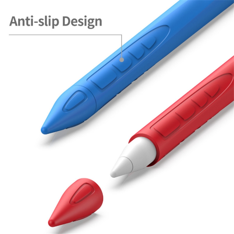 Suitable For Apple Pencil1 Generation StylusTouch Pen Silicone Protective Cover Pen Cap(Red) Suitable For Apple Pencil1 Generation StylusTouch Pen Silicone Protective Cover Pen Cap(Red)