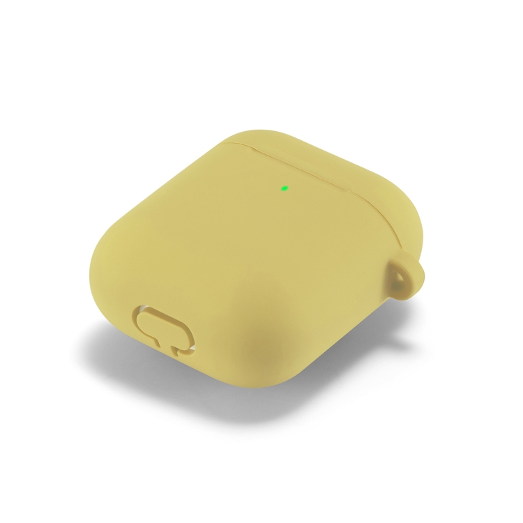 ENKAY Hat-Prince for Apple AirPods 1 / 2 Wireless Earphone Silicone Soft Protective Case with Carabiner and A Pair of Earplug(Yellow) ENKAY Hat-Prince for Apple AirPods 1 / 2 Wireless Earphone Silicone Soft Protective Case with Carabiner and A Pair of Earplug(Yellow)
