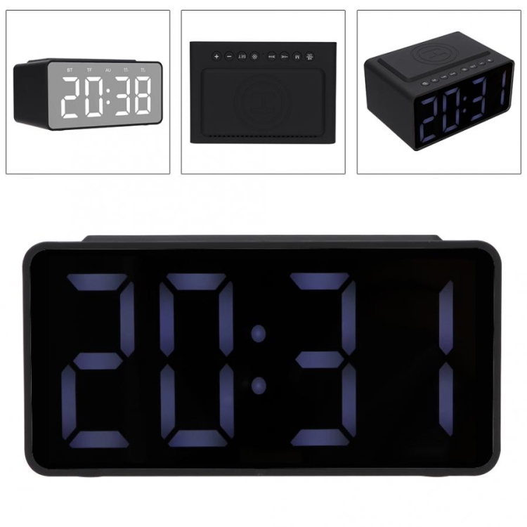 AEC BT508 Wireless Charging Bluetooth Speaker LED Alarm Clock Power Bank Three-In-One Speaker AEC BT508 Wireless Charging Bluetooth Speaker LED Alarm Clock Power Bank Three-In-One Speaker