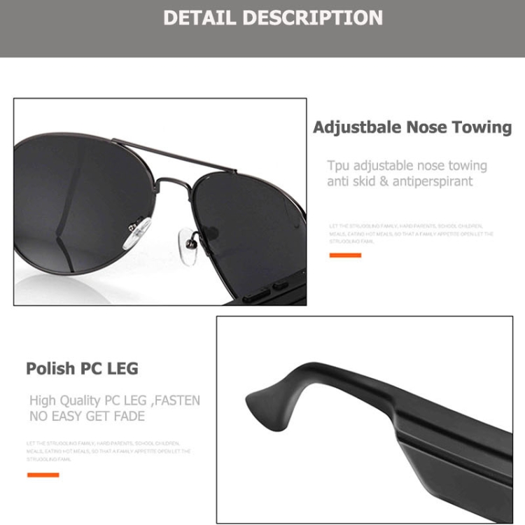 A8 Wireless Earphone Bluetooth Headset Sunglasses Music Headphones Smart Glasses Earbud Hands-free with Mic A8 Wireless Earphone Bluetooth Headset Sunglasses Music Headphones Smart Glasses Earbud Hands-free with Mic