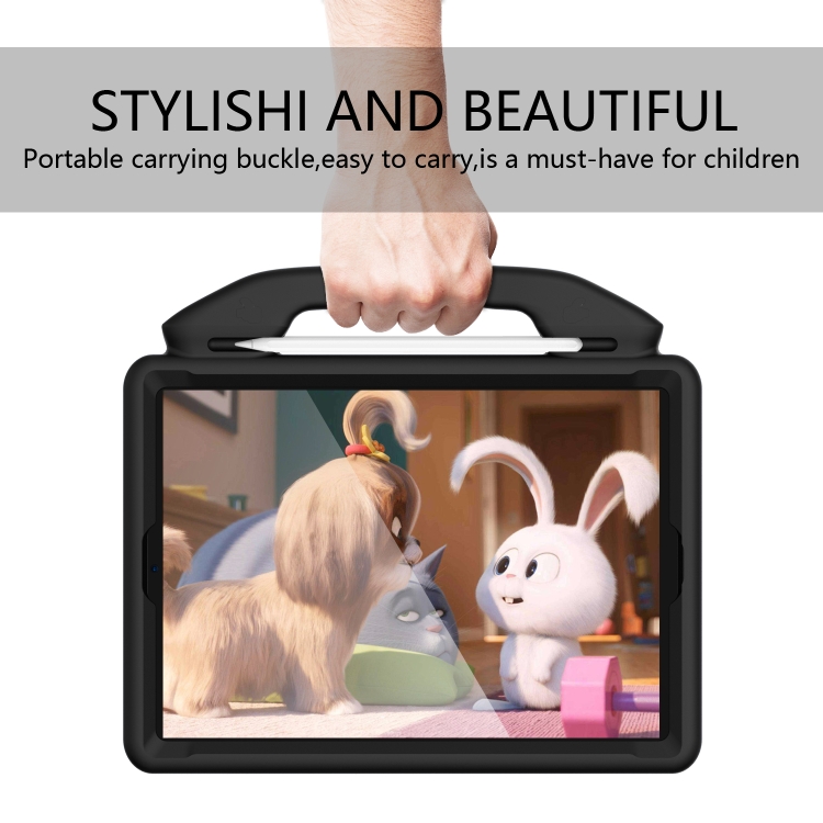 For iPad Air3 10.5 inch EVA Flat Anti Falling Protective Shell with Thumb Bracket(Black) For iPad Air3 10.5 inch EVA Flat Anti Falling Protective Shell with Thumb Bracket(Black)
