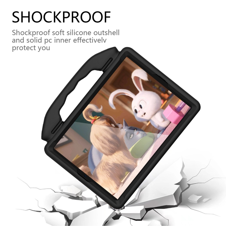 For iPad Air3 10.5 inch EVA Flat Anti Falling Protective Shell with Thumb Bracket(Black) For iPad Air3 10.5 inch EVA Flat Anti Falling Protective Shell with Thumb Bracket(Black)