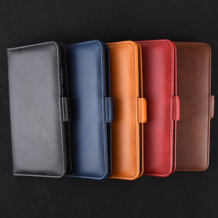 For iPhone SE 2022 / SE 2020 / 8 / 7 Double Buckle Crazy Horse Business Mobile Phone Holster with Card Wallet Bracket Function(Yellow) For iPhone SE 2022 / SE 2020 / 8 / 7 Double Buckle Crazy Horse Business Mobile Phone Holster with Card Wallet Bracket Function(Yellow)