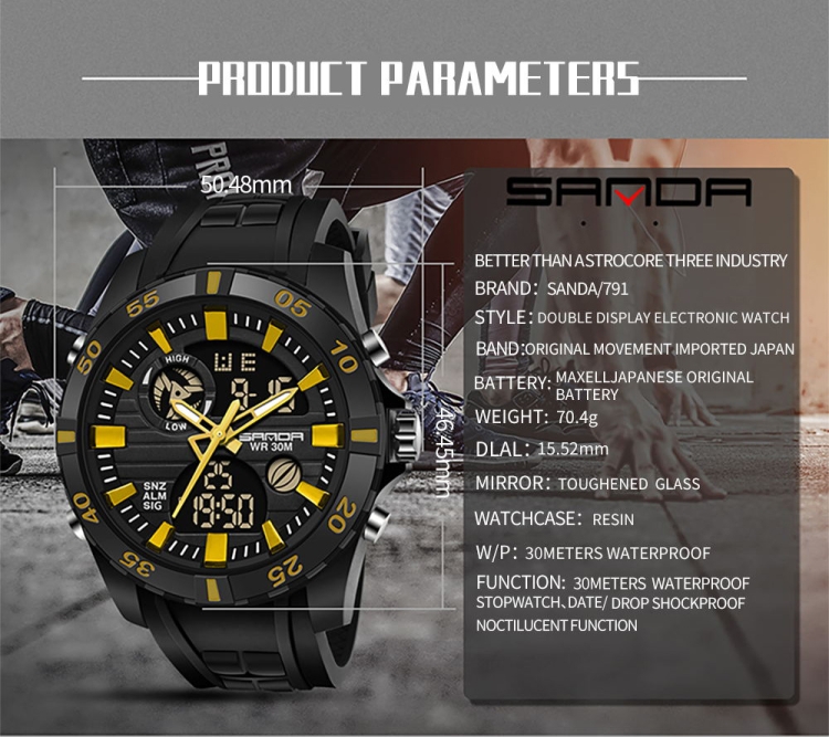 1 Reloj Militar Tipo G Hombre, Relojes Envío Directo Descarga Digital Hombre,  Resistente Agua, 50 M, Reloj Pulsera Electrónico Esfera Grande, Reloj  Deportivo Analógico, Reloj Cuarzo Doble Pantalla Hombre 2023 - Joyería  Accesorios - Temu Chile